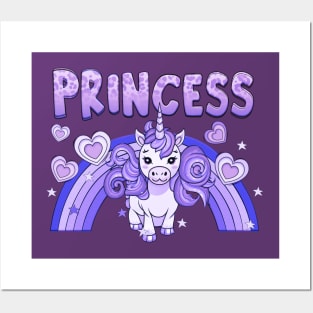 Unicorn Princess Posters and Art